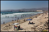 Beach south of harbor. Baja California, Mexico ( color)