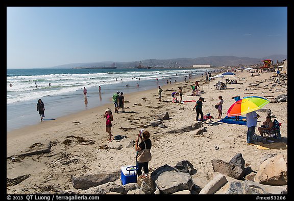 Pacific beach, Ensenada. Baja California, Mexico