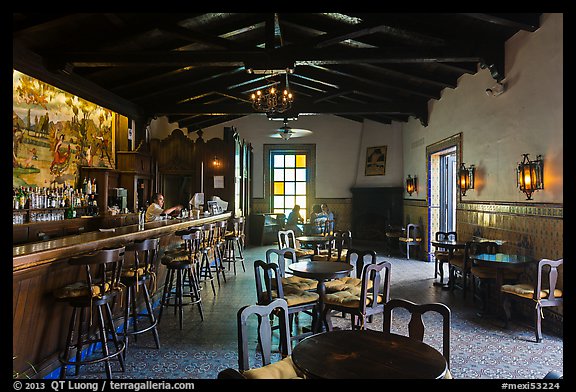 Bar Andaluz, Riviera Del Pacifico, Ensenada. Baja California, Mexico (color)