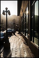 Downtown sidewalk, Ensenada. Baja California, Mexico (color)