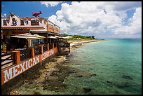 Beachfront restaurant, Puerta Maya. Cozumel Island, Mexico ( color)