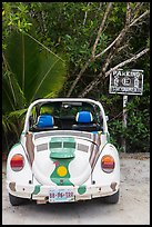 Volkswagen beetle. Cozumel Island, Mexico ( color)