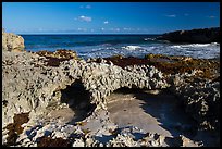 Sea arches, El Mirador. Cozumel Island, Mexico ( color)