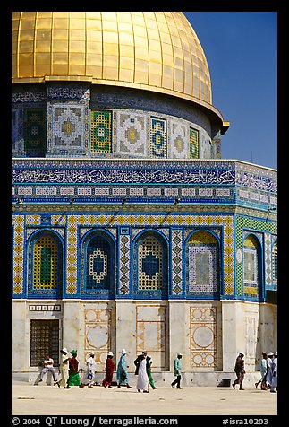 Dome of the Rock. Jerusalem, Israel (color)