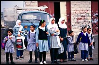 Muslem women and girls, East Jerusalem. Jerusalem, Israel ( color)