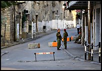 Checkpoint, Hebron. West Bank, Occupied Territories (Israel) (color)