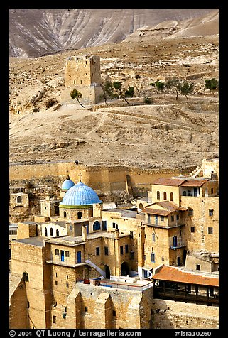 Mar Saba Monastery in the Judean Desert. West Bank, Occupied Territories (Israel) (color)