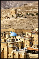 Mar Saba Monastery in the Judean Desert. West Bank, Occupied Territories (Israel) (color)