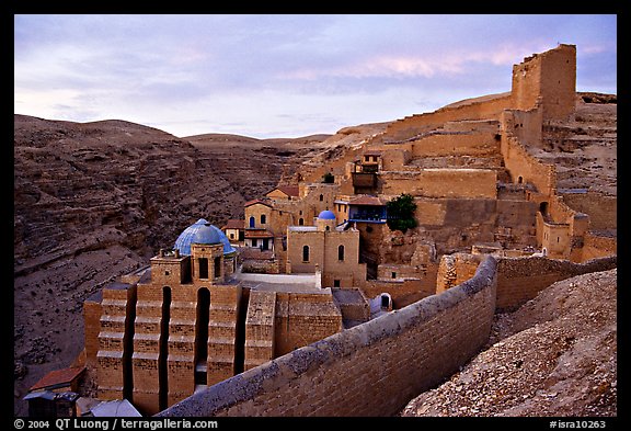 Mar Saba Monastery, sunrise. West Bank, Occupied Territories (Israel)