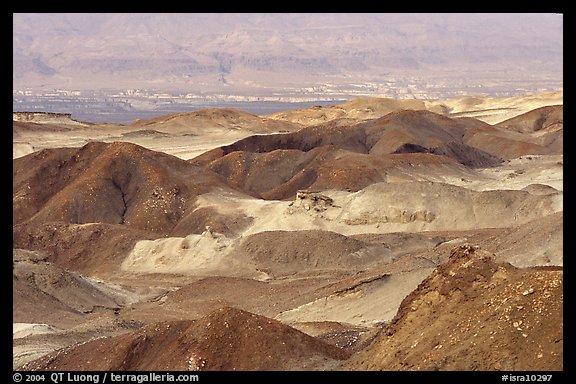 Eroded badlands near Eilat. Negev Desert, Israel