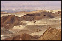 Eroded badlands near Eilat. Negev Desert, Israel