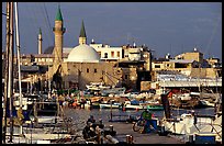 Port and Mosques, Akko (Acre). Israel