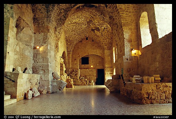 Subtaerranean Crusader City, Akko (Acre). Israel