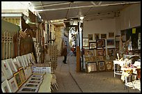 Paintings in Artist's shop, Artist Quarter, Safed (Zefad). Israel