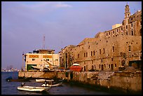 Waterfront along old city, Jaffa, Tel-Aviv. Israel ( color)