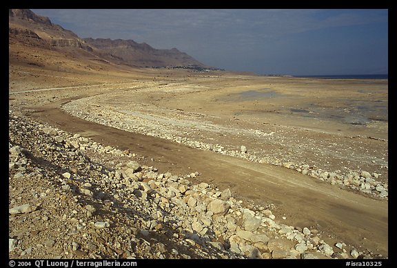 Shores of the Dead Sea. Israel (color)
