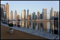 Promenade along Dubai Creek. United Arab Emirates ( color)