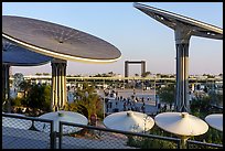 View from Sustainability Pavilion. Expo 2020, Dubai, United Arab Emirates ( color)