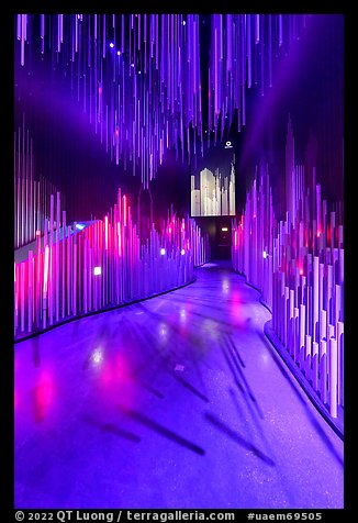 Corridor in Swizerland Pavilion. Expo 2020, Dubai, United Arab Emirates (color)