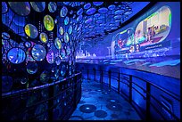 Inside Mobility Pavilion. Expo 2020, Dubai, United Arab Emirates ( color)