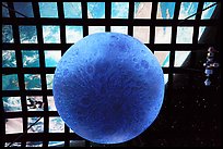Looking up ceiling during show, USA Pavilion. Expo 2020, Dubai, United Arab Emirates ( color)