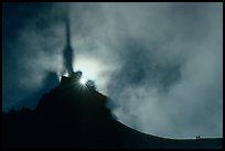 Specter of Broken on Aiguille du Midi, Mont-Blanc range. Alps, France (color)