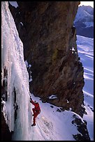 Pictures of Waterfall Ice climbing
