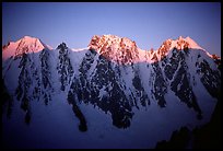 North side of the Courtes-Verte ridge. Alps, France