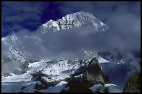 South Face of Mont-Blanc and Brouillard Pillars, Italy.