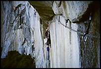 Quite a social experience with old friends.... El Capitan, Yosemite, California (color)