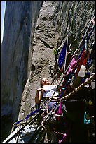 A ledge is even better. El Capitan, Yosemite, California