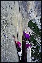 Above Texas Flake. El Capitan, Yosemite, California