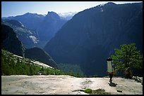 There is still the descent.... El Capitan, Yosemite, California (color)