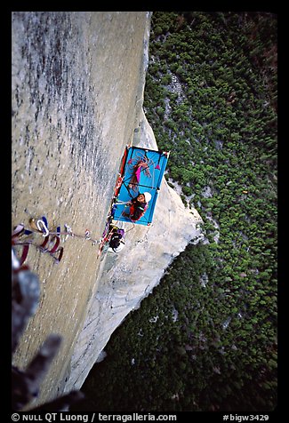 The last day, from dawn.... El Capitan, Yosemite, California (color)