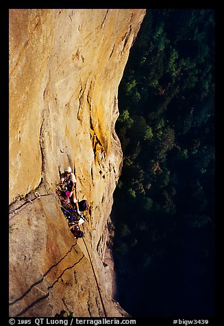 A new sunset. Leaning Tower, Yosemite, California (color)