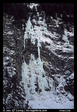 Viollins Falls, Fressinieres. Alps, France