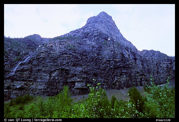 Tete de Gramusat in summer, Fressinieres. Alps, France (color)