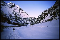 Approaching the Fournel Valley. Alps, France ( color)