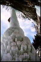 Climbing the Fang, Vail, Colorado. USA