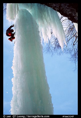 Climbing the Fang, Vail, Colorado. USA (color)