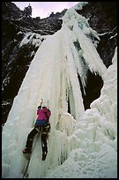 Starting on the headwall. Lilloet, British Columbia, Canada (color)