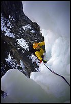 On the fourth pitch. Lilloet, British Columbia, Canada (color)