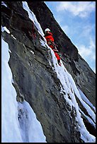 Crux traverse on Sea of Vapors. Canada ( color)