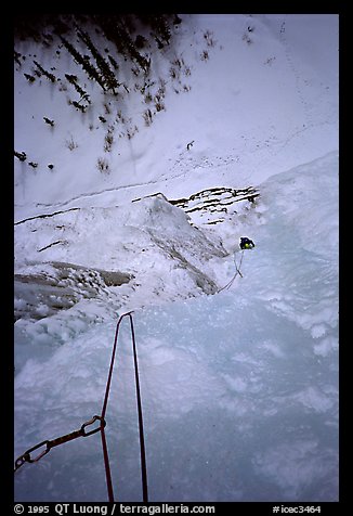 On the lower Weeping Wall. Canada (color)