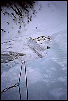 On the lower Weeping Wall. Canada (color)