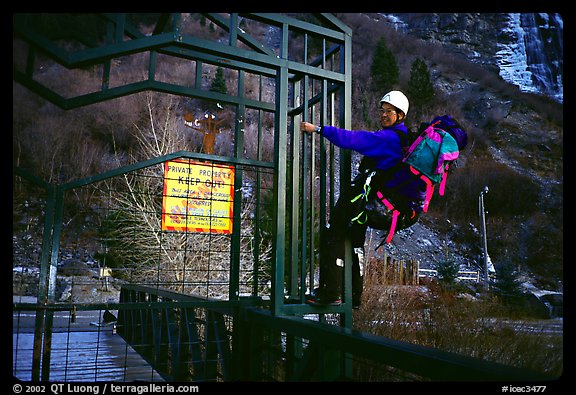 Approaching the climbs in Provo Canyon, Utah. USA