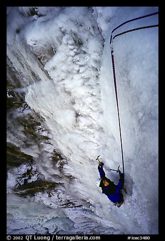 Climbing in  Provo Canyon, Utah. USA