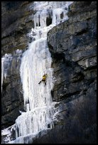 Climbing in  Provo Canyon, Utah. USA