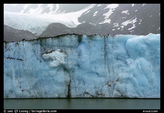 Icebergs in Portage Lake. Alaska (color)