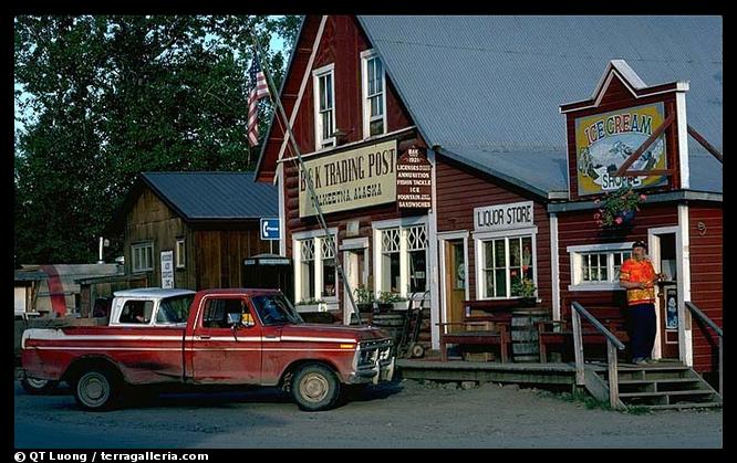 Dowtown Talkeetna. Alaska